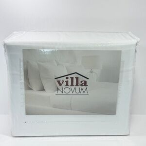 Villa Novum Microfiber Sheet Set Queen White